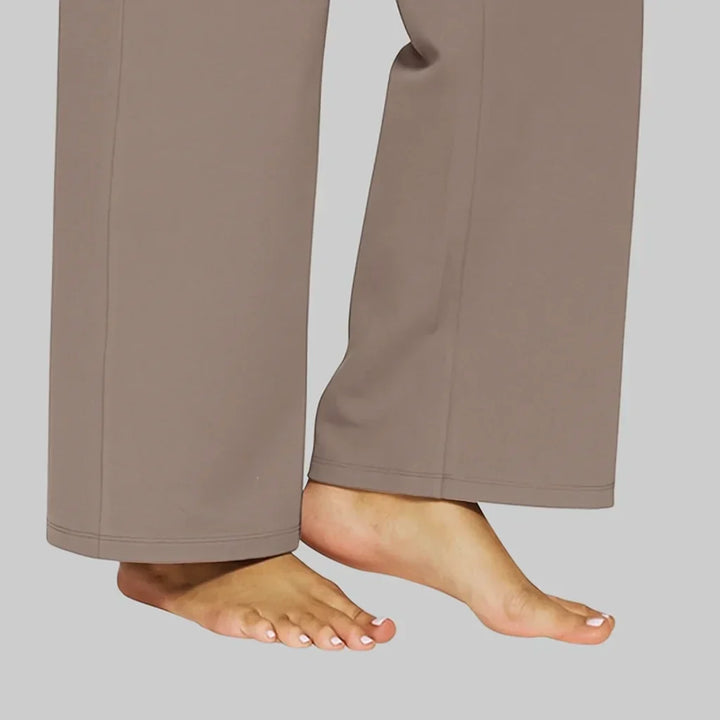 Livia™ | Everyday Comfort Stretch Pants | Taupe / S | Toronty Ottawa