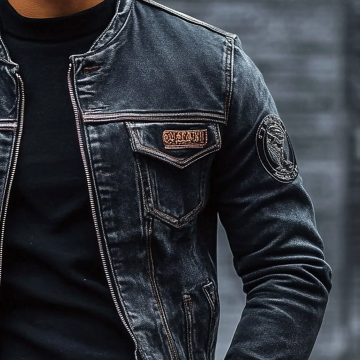Axel™ Washed Denim | Slim Fit Jacket