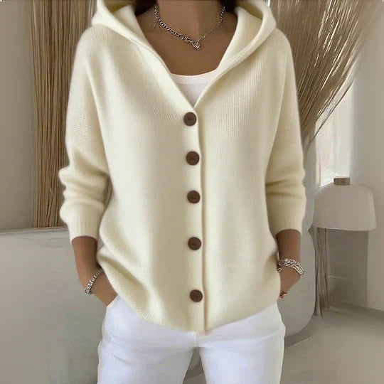 Élodie™ | Everyday Hooded Knit Cardigan