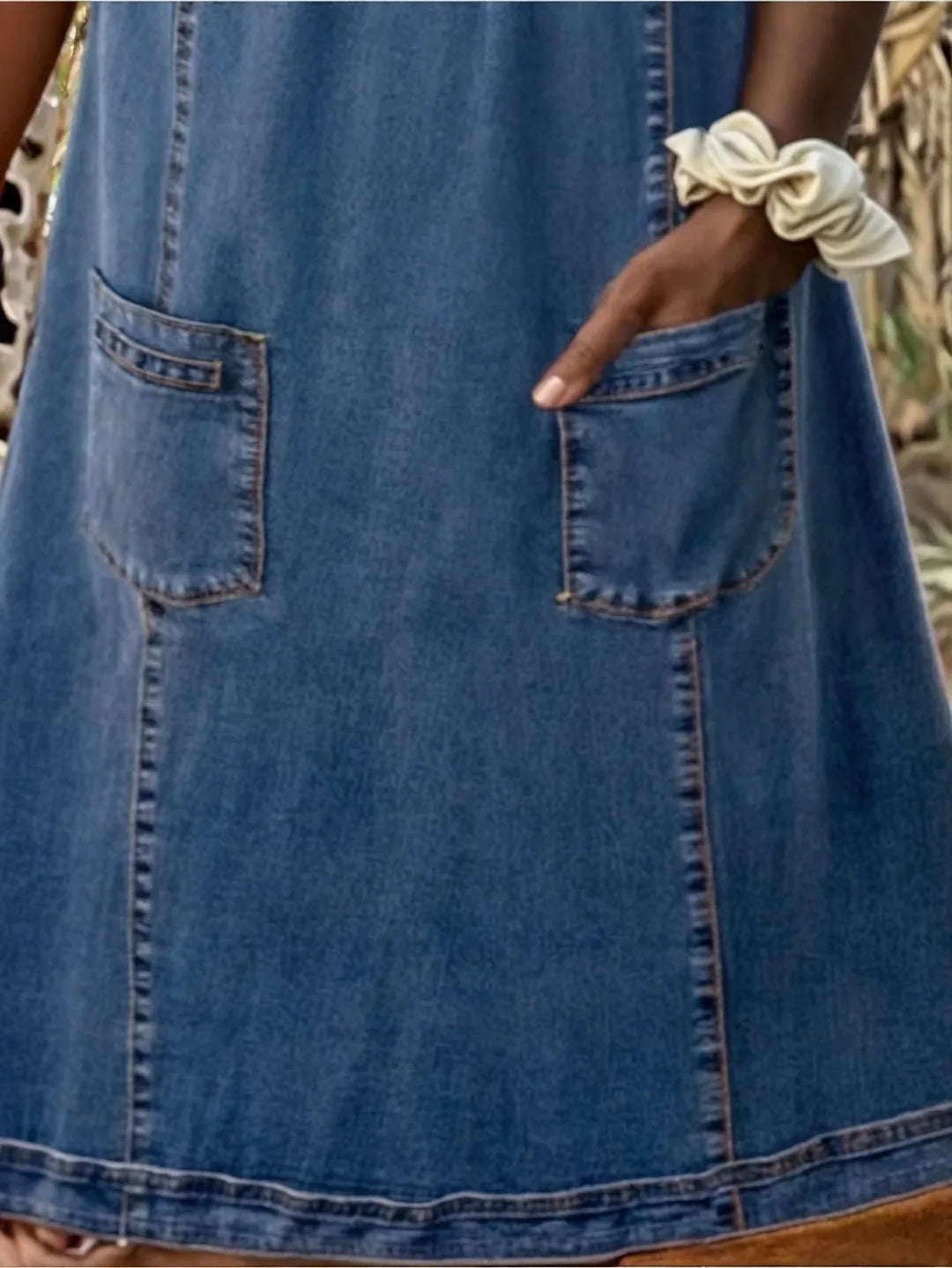 Marlowe Toronto™ | Light Denim Everyday Dress | Blue / S | Toronty Ottawa