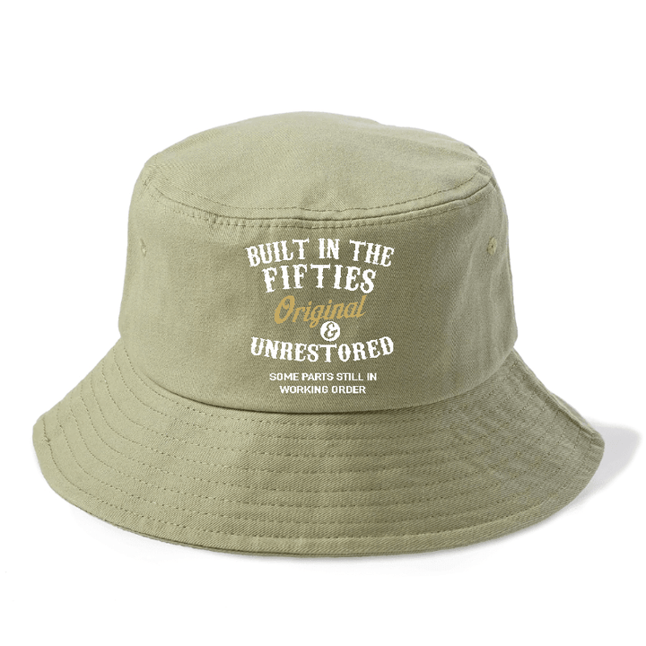 Built In The Fifties Original Unrestored Some Parts Still In Working Order Bucket Hat | Army Green | Toronty Ottawa