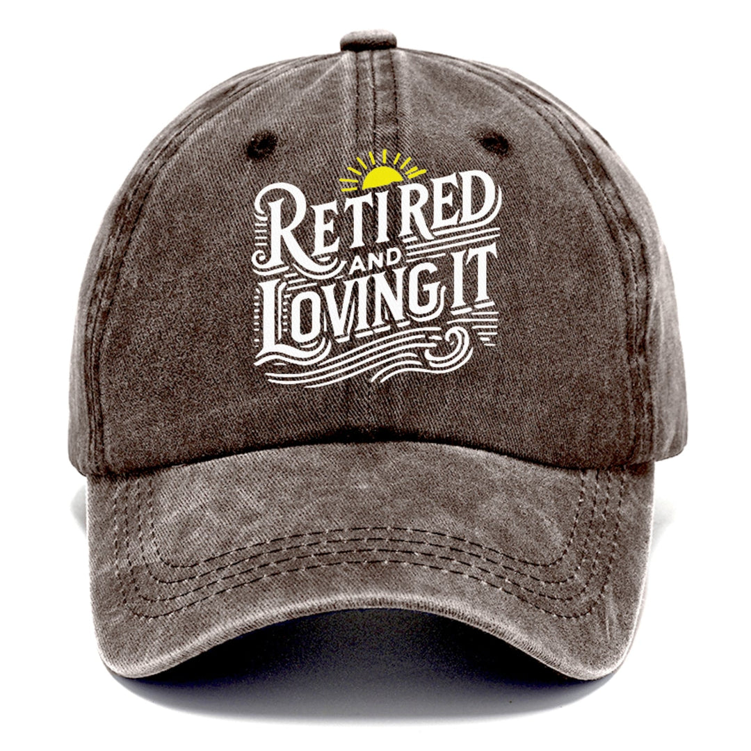 Retired And Loving It Classic Cap | Brown | Toronty Ottawa