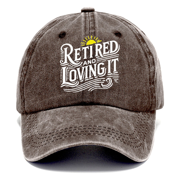 Retired And Loving It Classic Cap | Brown | Toronty Ottawa