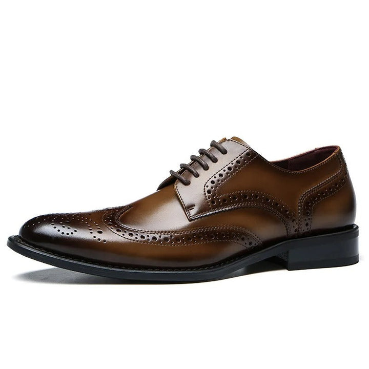 Belford™ Oxford Brogue — Classic Elegance | Brown / 6 | Toronty Ottawa