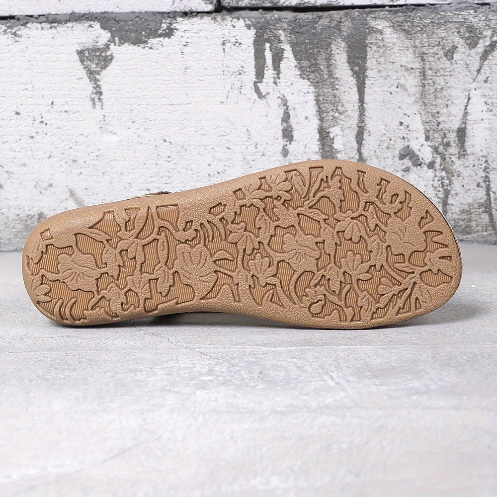 ElaraBloom™ Orthopedic Boho Sandals | Brown / 5 | Toronty Ottawa