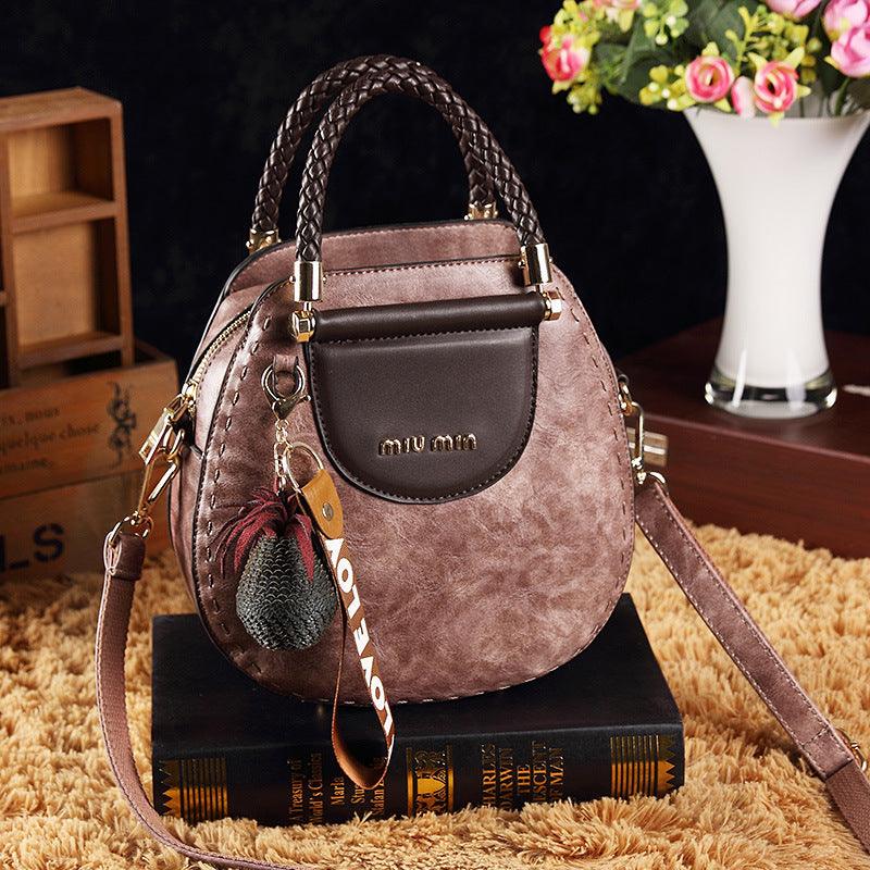 FARA - LEATHER CROSSBODY BAG | Pink | Toronty Ottawa