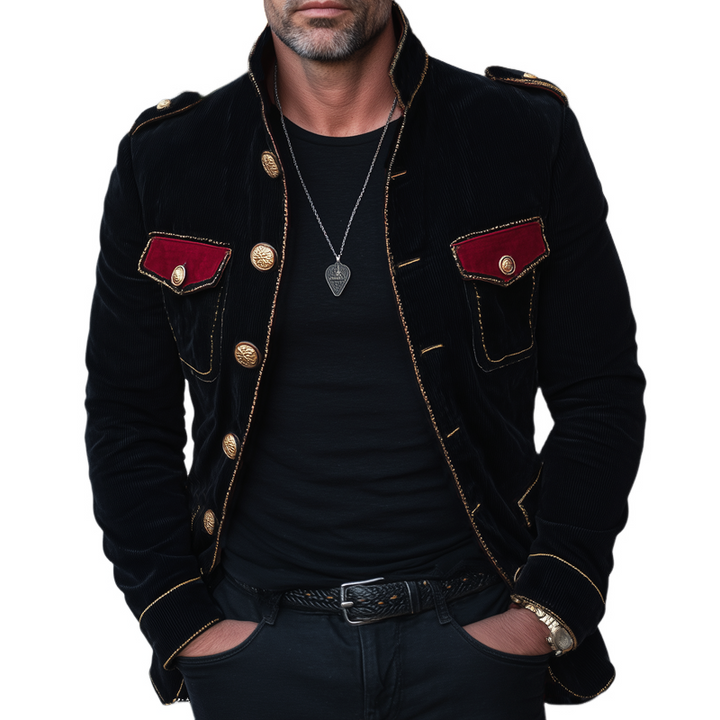 Velour™ Vintage Velvet | Multi-Button Jacket