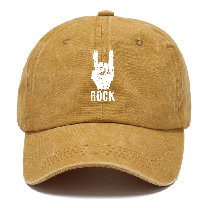 Hand Horn Rock N Roll Classic Cap | Golden Harvest(Yellow) | Toronty Ottawa