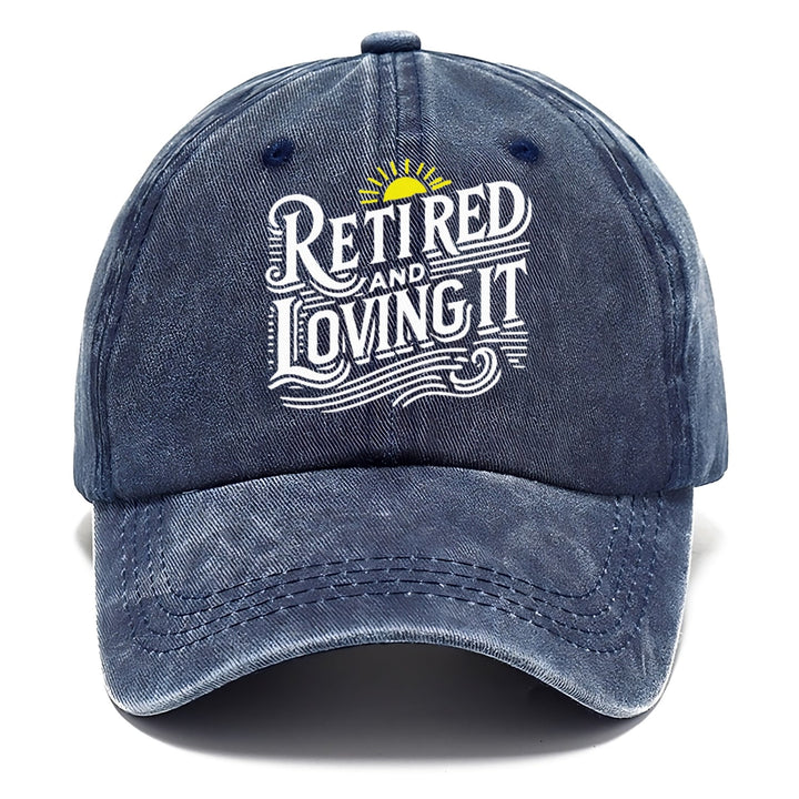 Retired And Loving It Classic Cap | Twilight Navy(Blue) | Toronty Ottawa