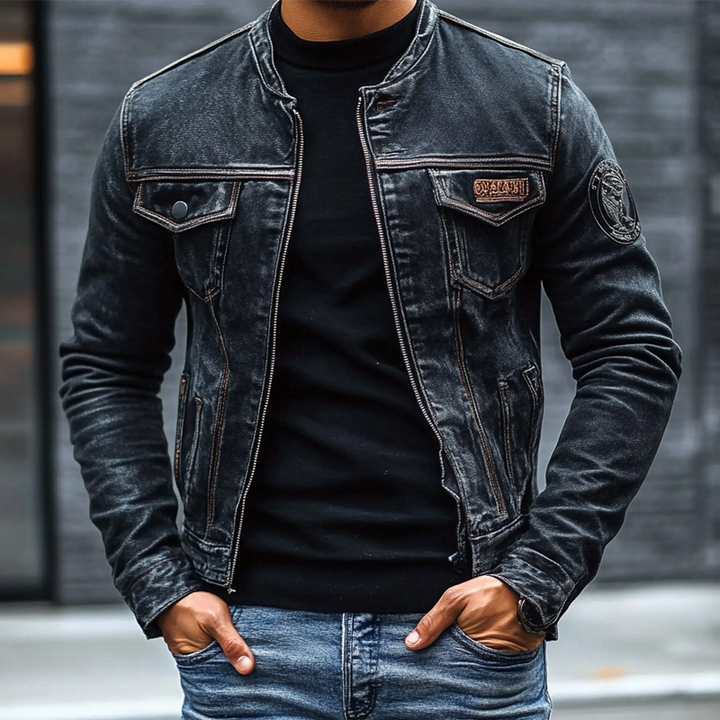 Axel™ Washed Denim | Slim Fit Jacket