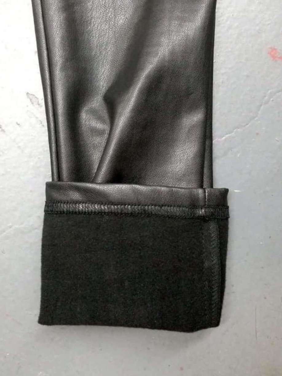 Dana | Leather Moto Leggings