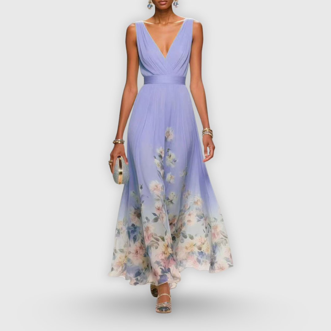Floravelle™ Empire Maxi Dress | Purple / S | Toronty Ottawa