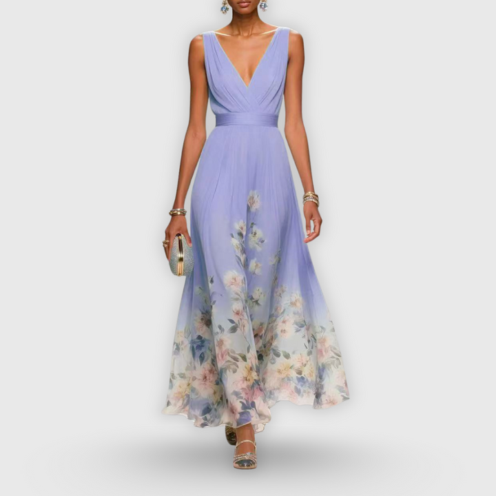 Floravelle™ Empire Maxi Dress | Purple / S | Toronty Ottawa