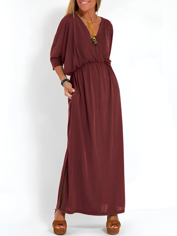 Harriet – Sleek and Simple Day Dress | Red / S | Toronty Ottawa