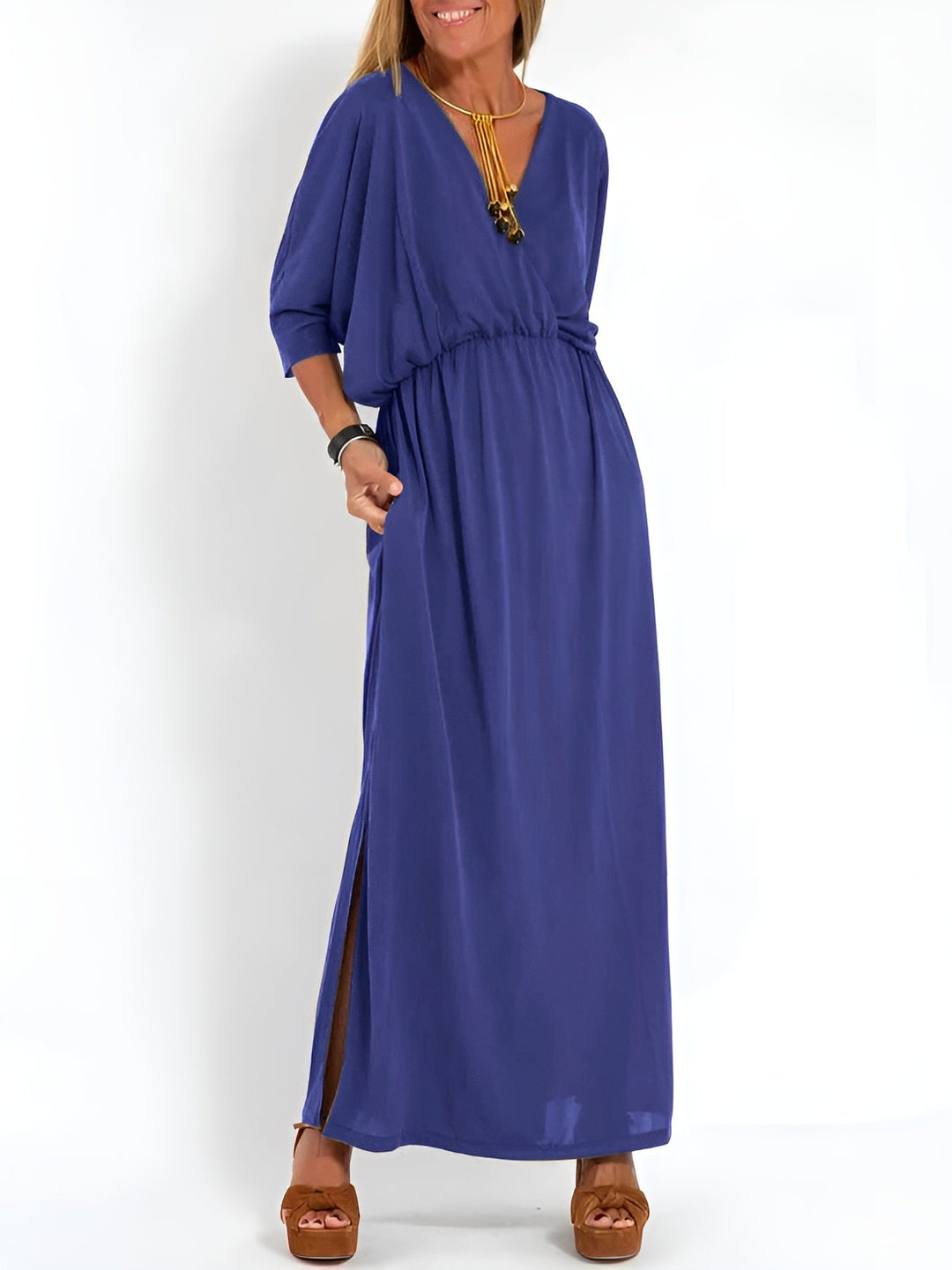 Harriet – Sleek and Simple Day Dress | Navy Blue / S | Toronty Ottawa