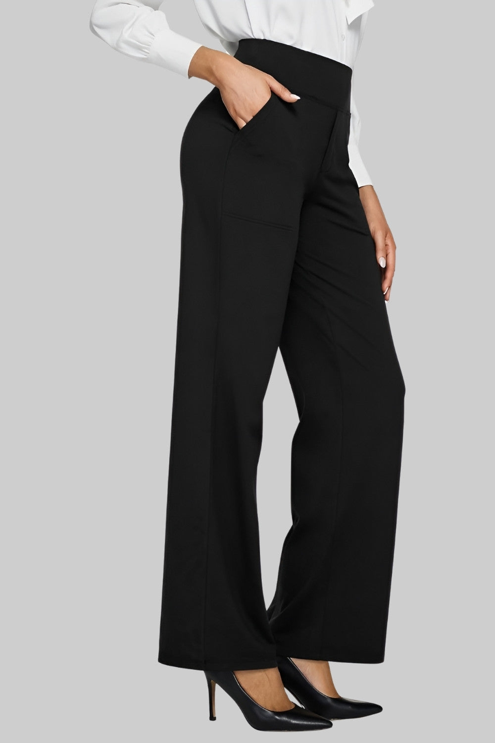 Livia™ | Everyday Comfort Stretch Pants | Taupe / S | Toronty Ottawa