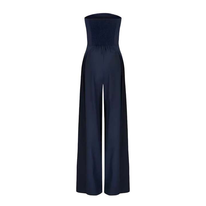 Isla – Sculpting Strapless Jumpsuit | Dark Blue / S | Toronty Ottawa