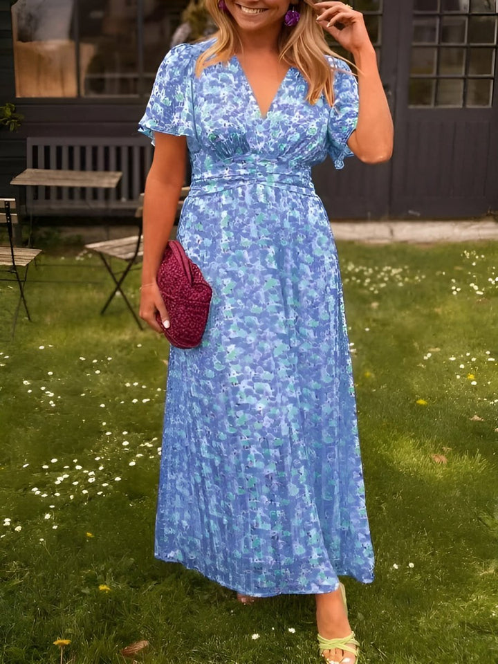 Vivian™ | The Summer Bloom Dress | Blue / S | Toronty Ottawa