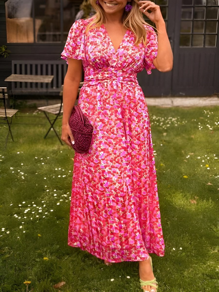 Vivian™ | The Summer Bloom Dress | Pink / S | Toronty Ottawa