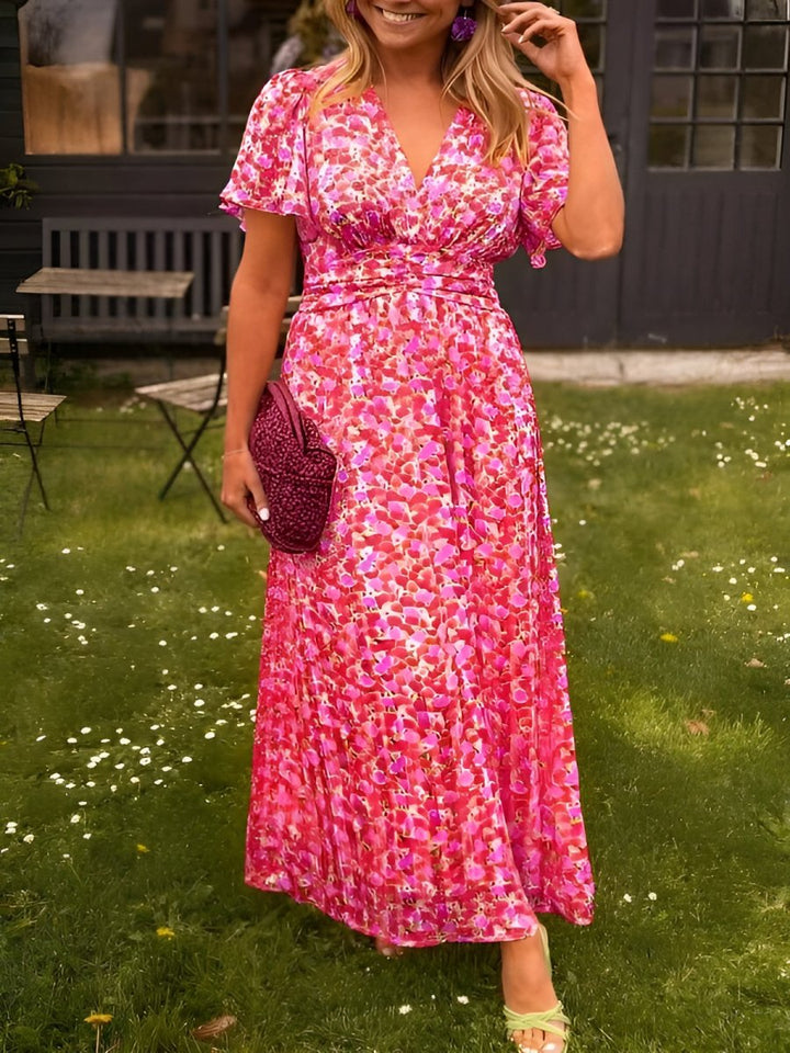 Vivian™ | The Summer Bloom Dress | Pink / S | Toronty Ottawa