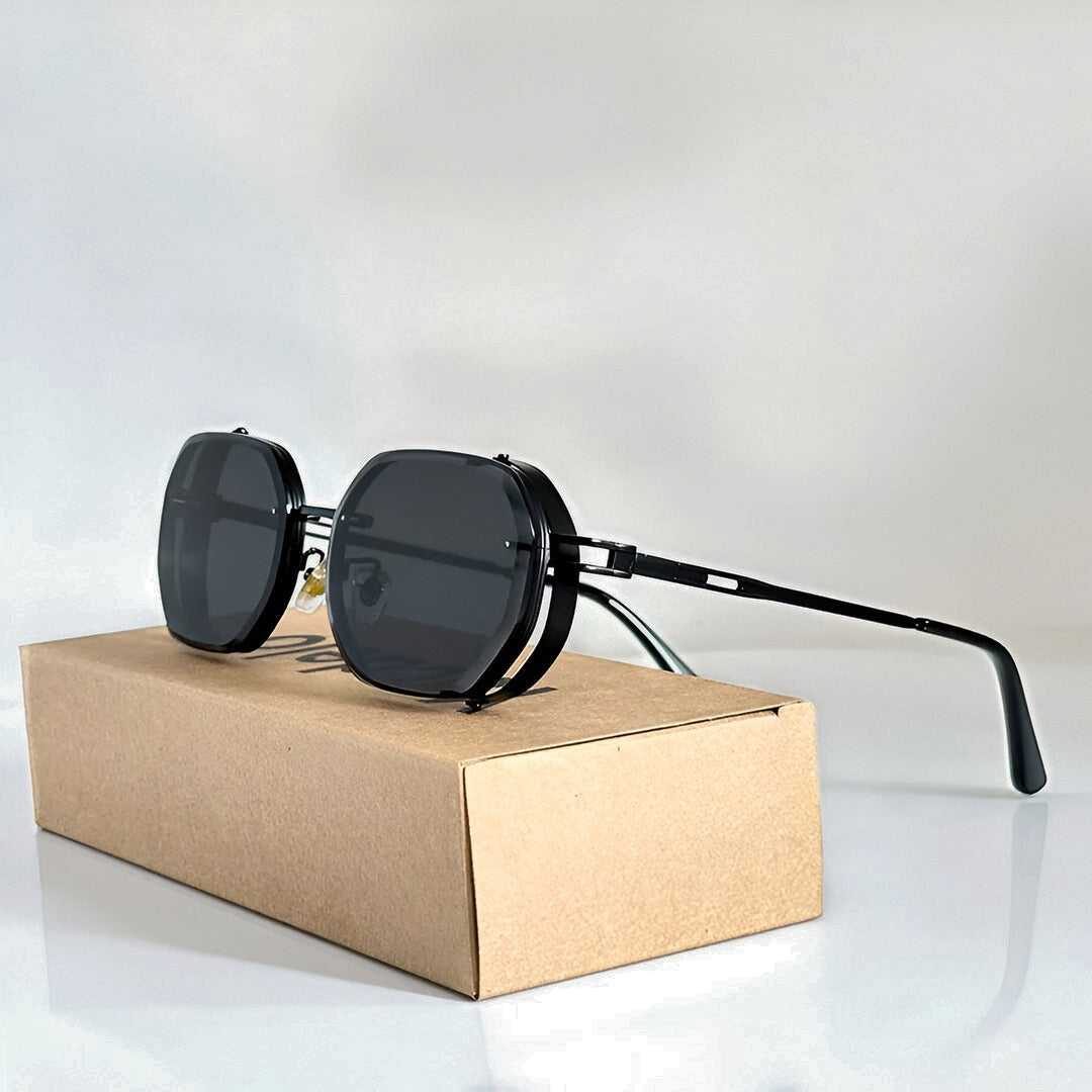 Aurelien | Modern Aviator Sunglasses | Black | Toronty Ottawa
