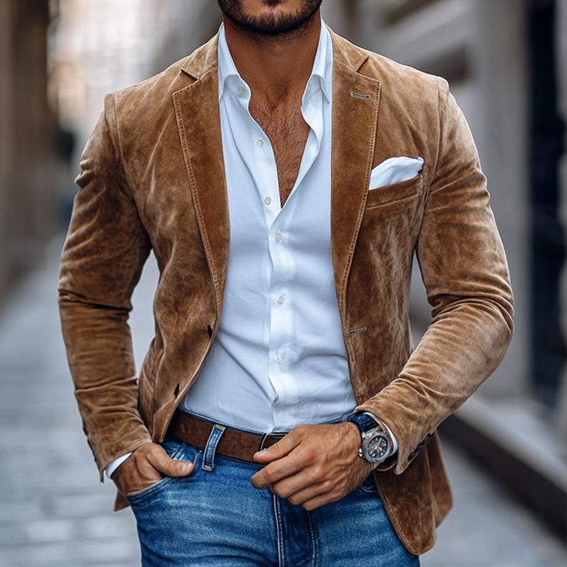 Talon™ Solid Suede | Casual Blazer