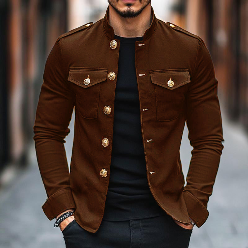 Orion™ Vintage Collar | Casual Button Jacket