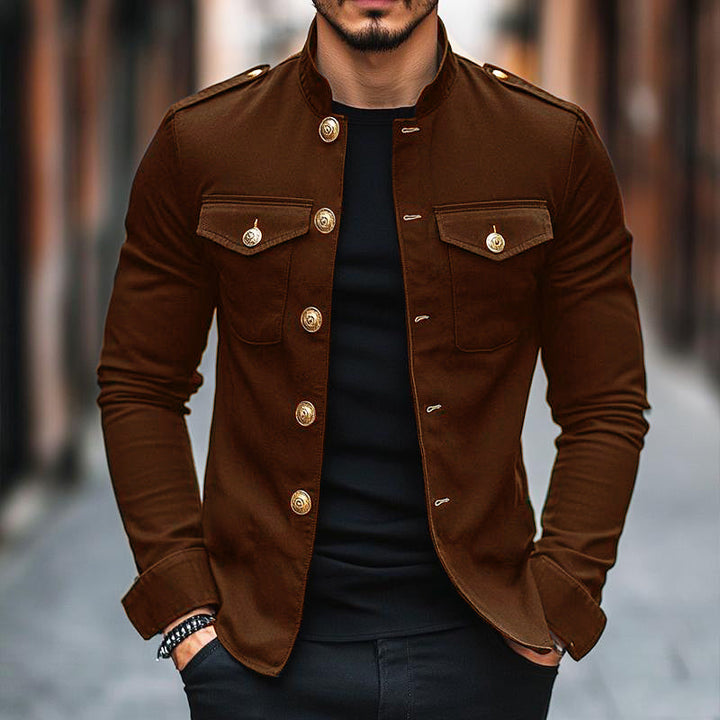 Orion™ Vintage Collar | Casual Button Jacket