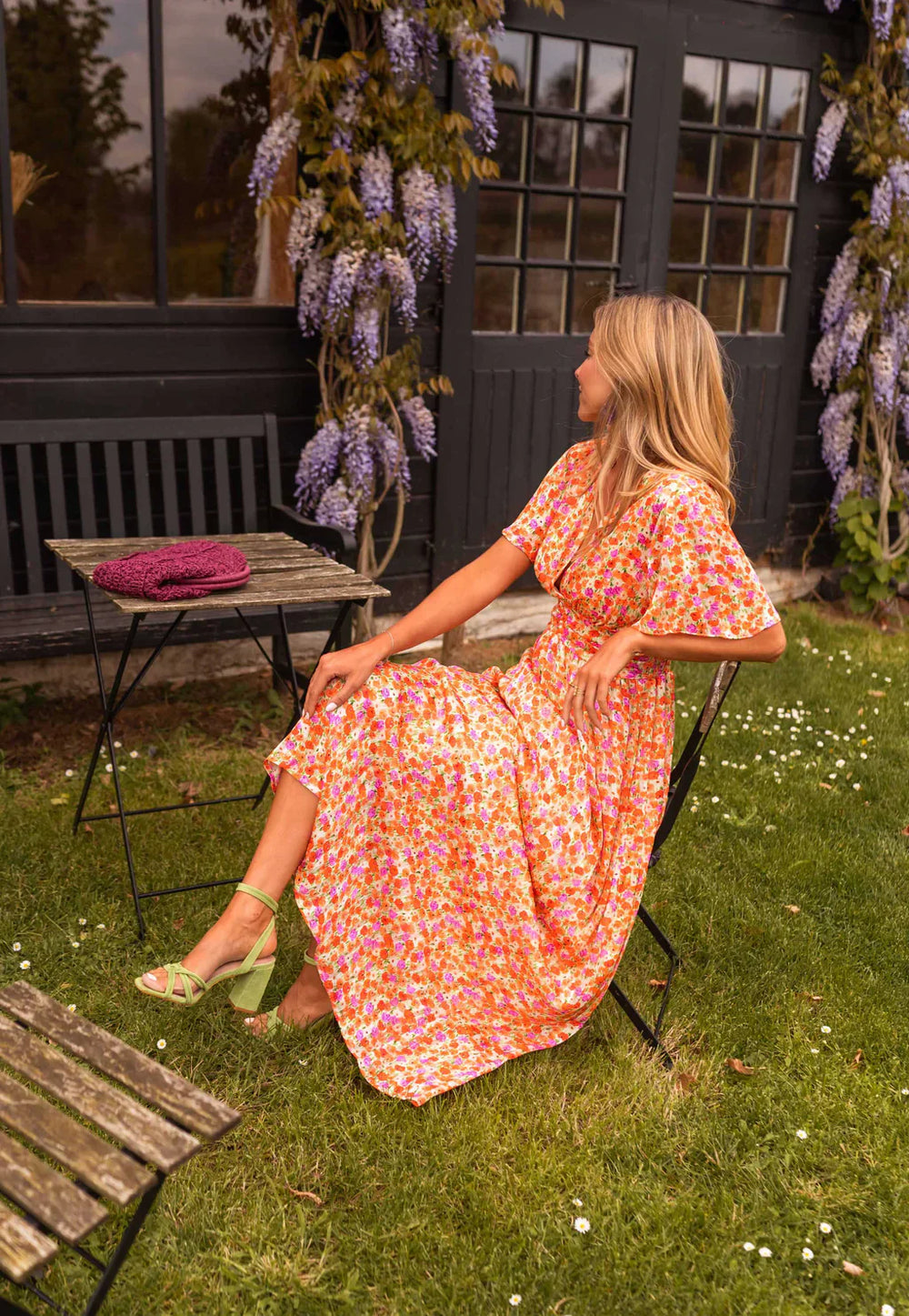 Vivian™ | The Summer Bloom Dress | Orange / S | Toronty Ottawa