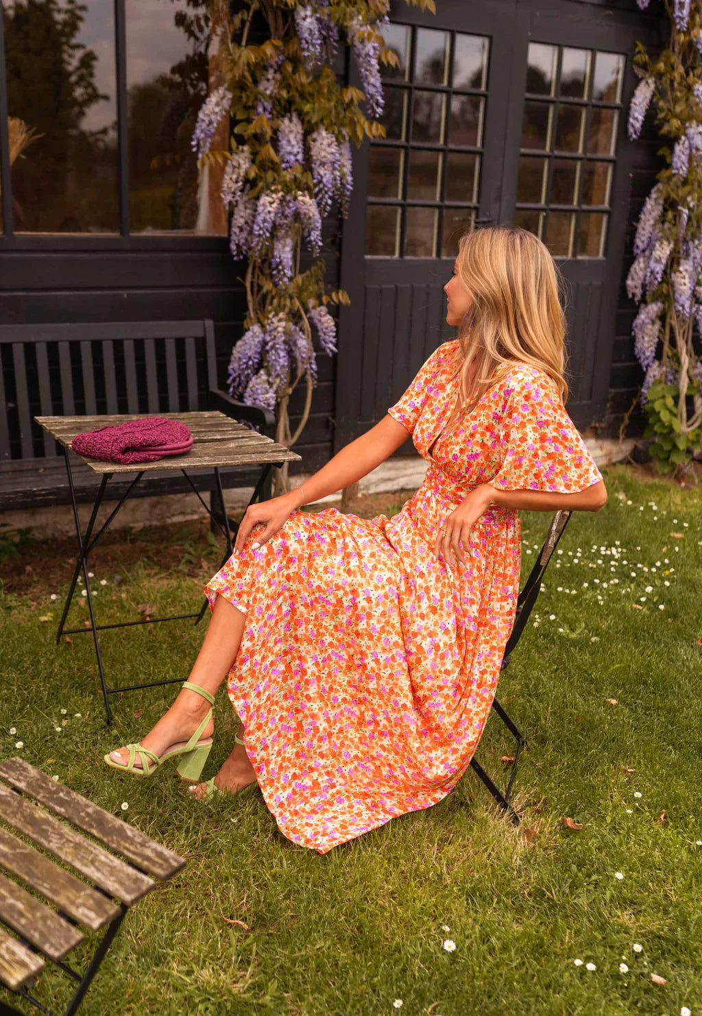 Vivian™ | The Summer Bloom Dress | Orange / S | Toronty Ottawa
