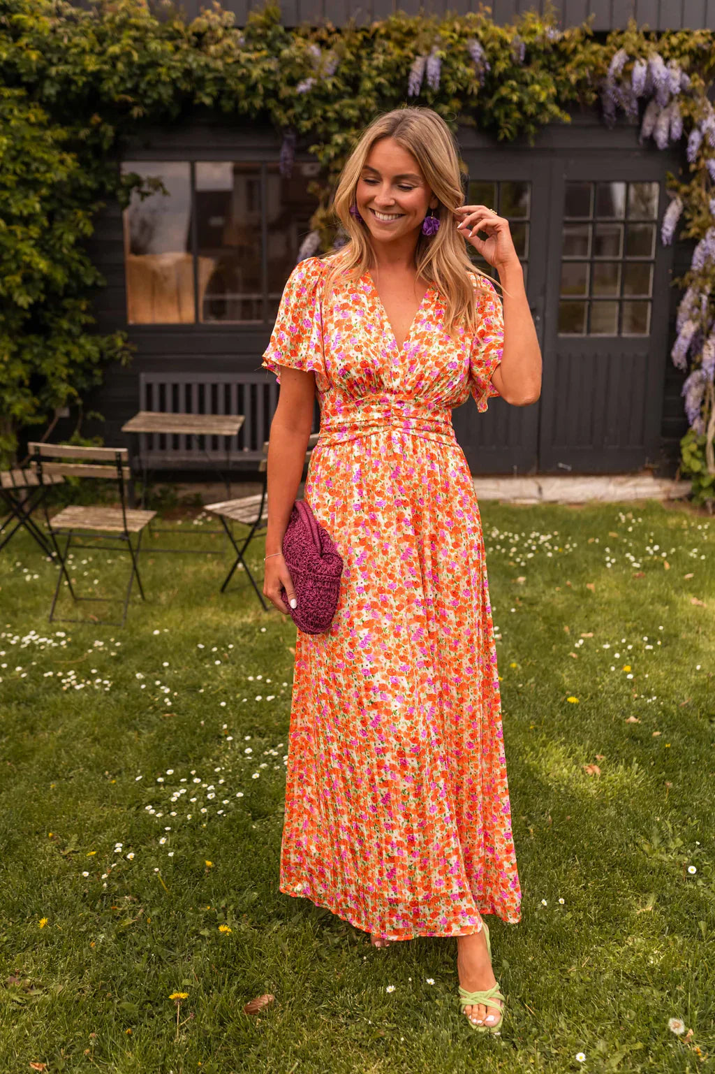 Vivian™ | The Summer Bloom Dress | Orange / S | Toronty Ottawa