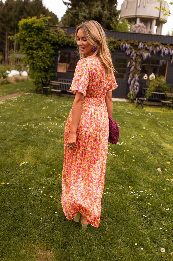 Vivian™ | The Summer Bloom Dress | Orange / S | Toronty Ottawa