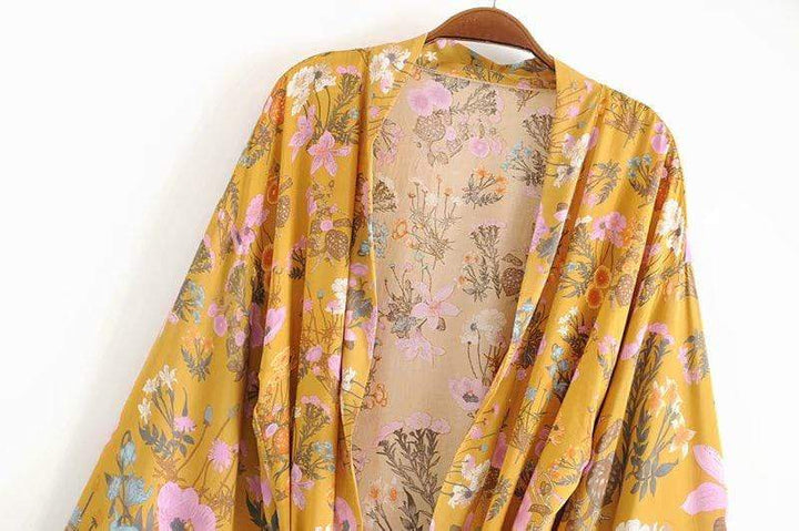 Nomada™ Kimono – Bohemian Ease, Adventure Ready | Yellow / S | Toronty Ottawa