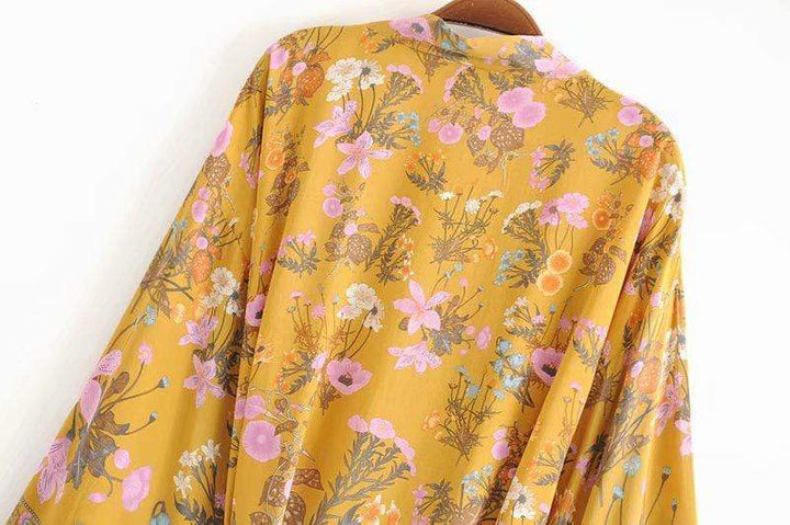 Nomada™ Kimono – Bohemian Ease, Adventure Ready | Yellow / S | Toronty Ottawa