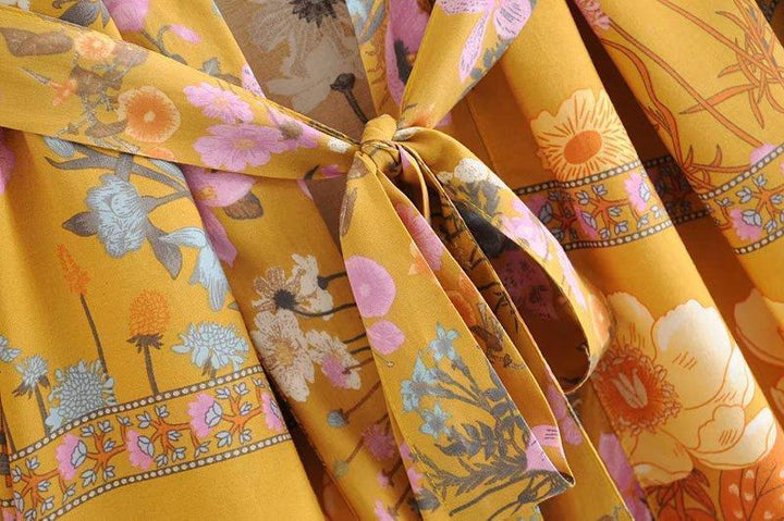 Nomada™ Kimono – Bohemian Ease, Adventure Ready | Yellow / S | Toronty Ottawa