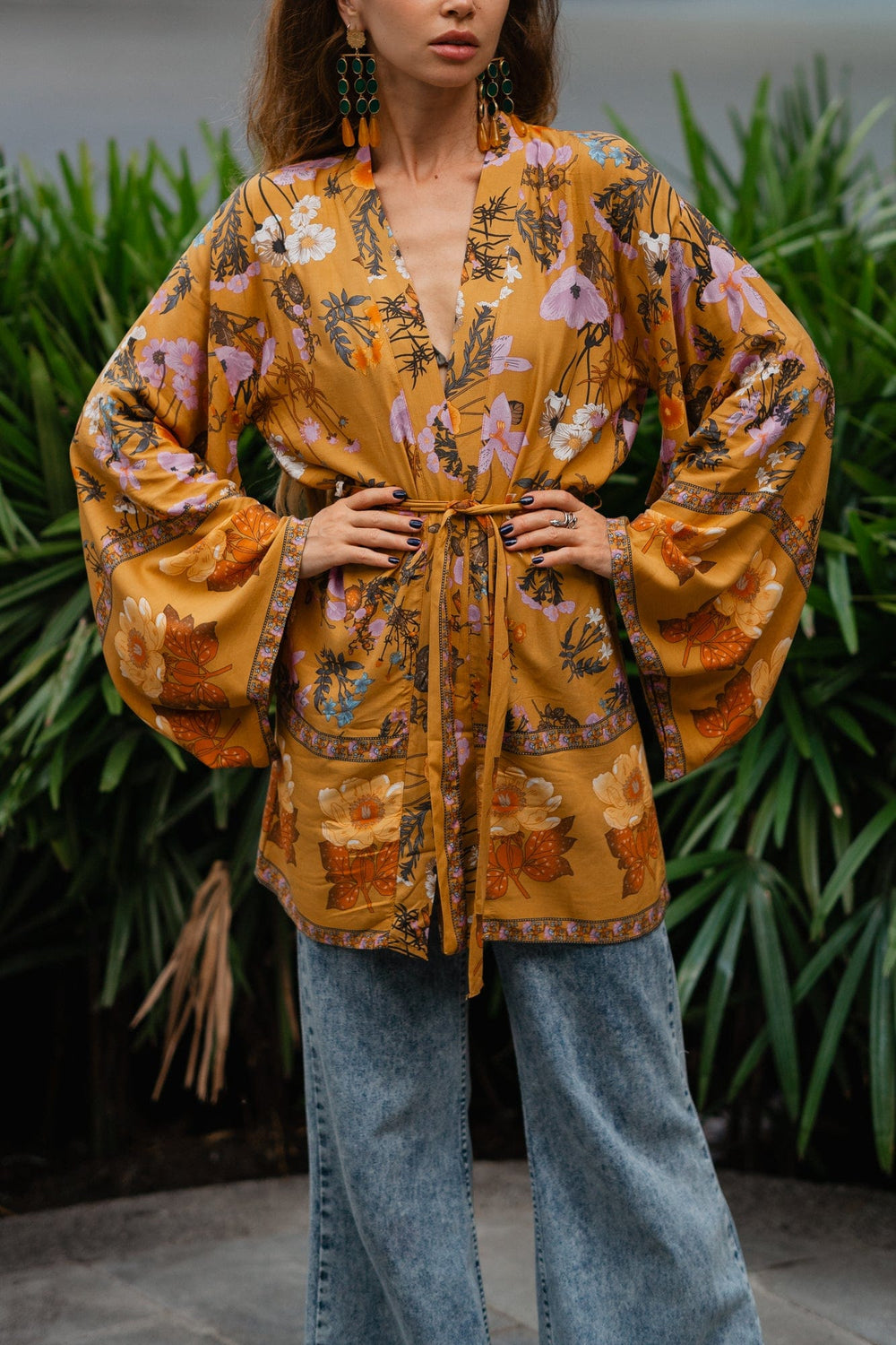 Nomada™ Kimono – Bohemian Ease, Adventure Ready | Yellow / S | Toronty Ottawa