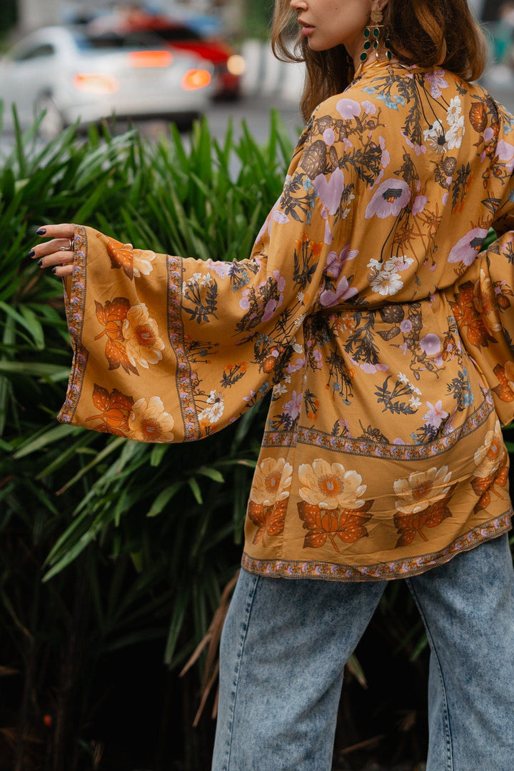 Nomada™ Kimono – Bohemian Ease, Adventure Ready | Yellow / S | Toronty Ottawa
